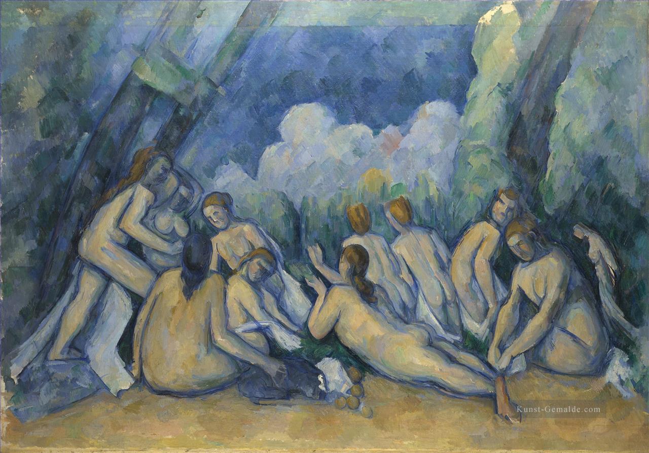 Große Badegäste 1900 Paul Cezanne Ölgemälde